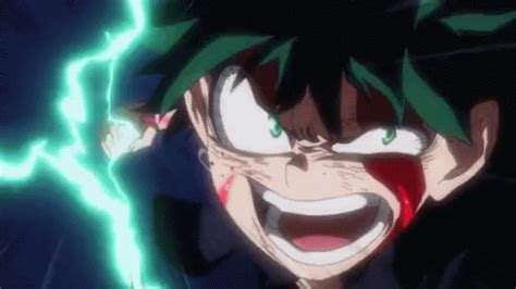 mha gif|deku gif fighting.